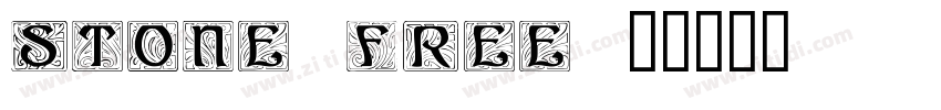 Stone Free 1字体转换